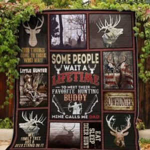 Hunting Quilt Blanket Ver 44  Quilt